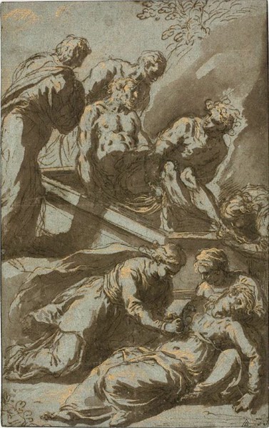 The Entombment of Christ, 1595/1600. Creator: Jacopo Palma.