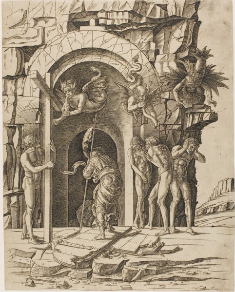 Descent into Limbo, 1475/80. Creator: School of Andrea Mantegna.
