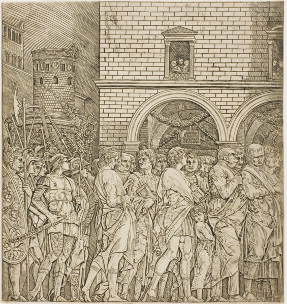 The Senators, from Triumph of Caesar, c.1495. Creator: School of Andrea Mantegna.