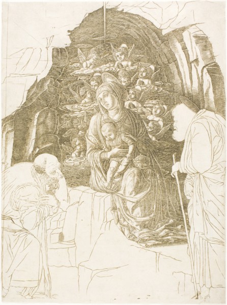 The Adoration of the Magi (Virgin of the Grotto), c.1500. Creator: School of Andrea Mantegna.