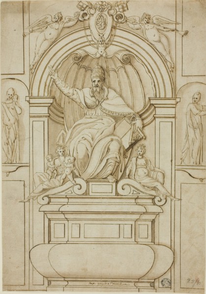 Tomb of Pope Gregory XIV in Saint Peter's, n.d. Creator: Unknown.