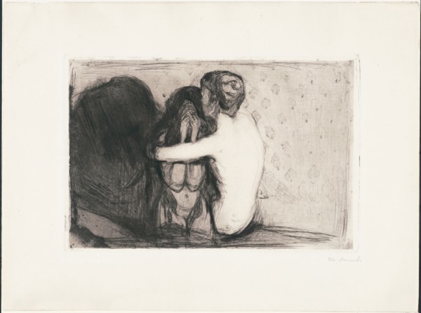 Consolation, 1894. Creator: Edvard Munch.