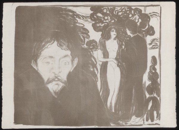 Jealousy, 1896. Creator: Edvard Munch.