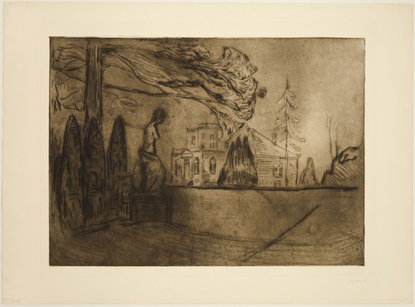 The Garden at Night, 1902. Creator: Edvard Munch.