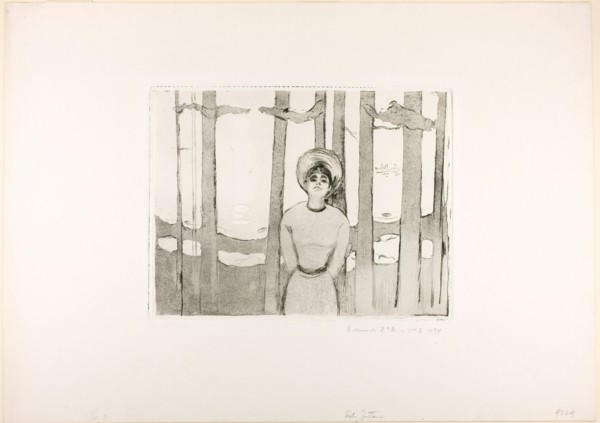 Summernight. The Voice, 1894. Creator: Edvard Munch.
