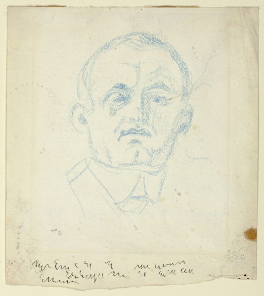 Self-Portrait, n.d. Creator: Edvard Munch.