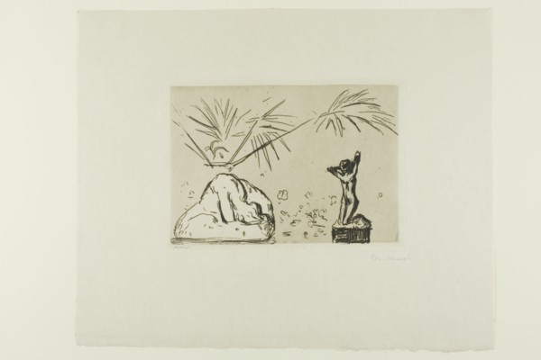Interior with Sculptures, 1902. Creator: Edvard Munch.