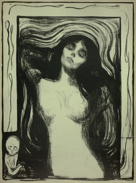 Madonna, 1895. Creator: Edvard Munch.