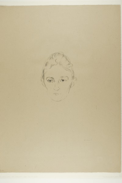 Mrs. Marie Linde, 1902. Creator: Edvard Munch.
