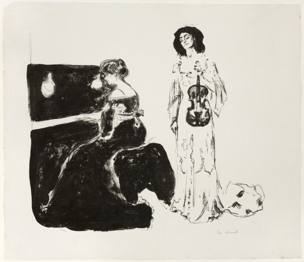 The Violin Concert, 1903. Creator: Edvard Munch.