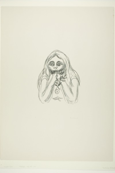 Omega's Eyes, 1908/09. Creator: Edvard Munch.