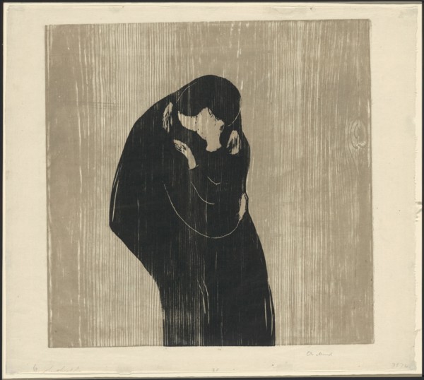 The Kiss IV, 1902. Creator: Edvard Munch.