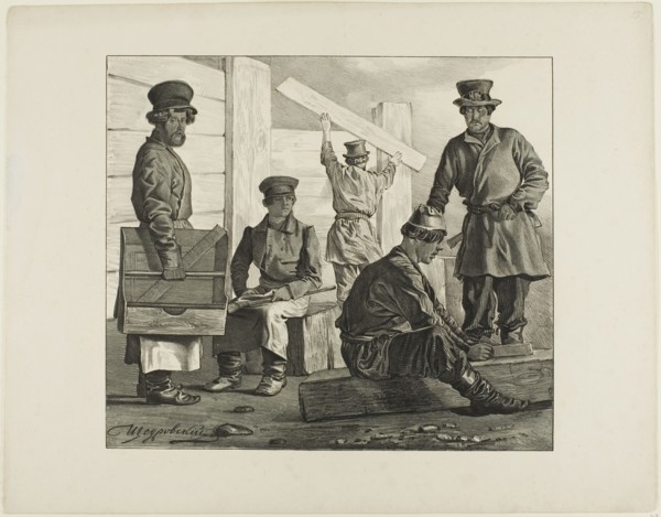 Scenes from Russian Folk Life, n.d. Creator:  Ignatii Stepanovich Shchedrovski.