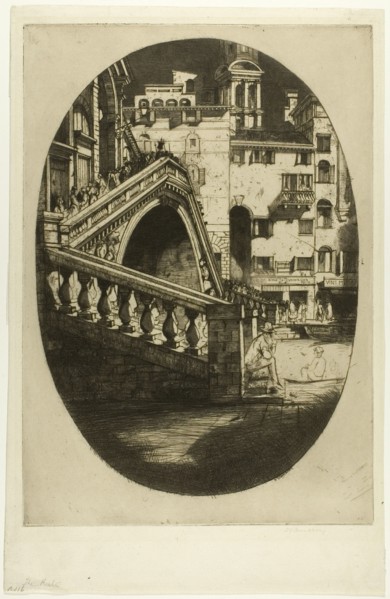 The Rialto, 1900. Creator: David Young Cameron.