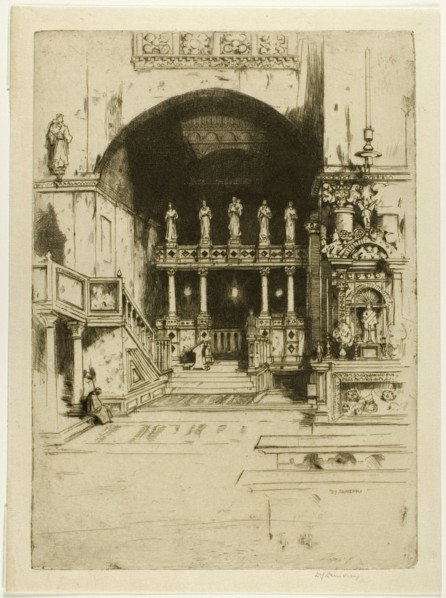 Saint Mark's, No. 3, 1900. Creator: David Young Cameron.