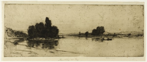 Murthly on the Tay, 1905. Creator: David Young Cameron.