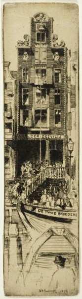 Van der Deevilij, plate six from the North Holland Set, 1892. Creator: David Young Cameron.