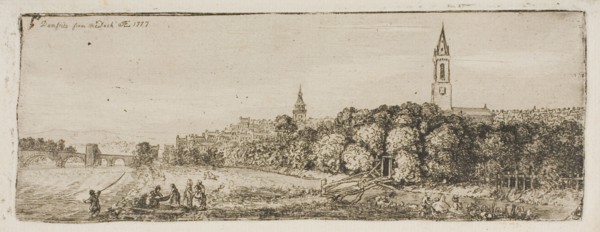 Dumfries from the Dock, 1777. Creator: John Clerk.