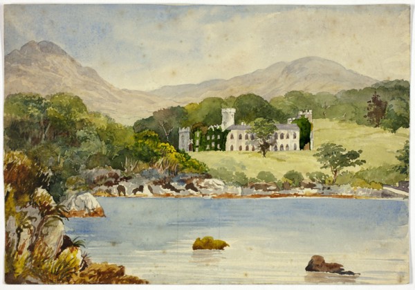 Leitch Castle, 1840/50. Creator: William Leighton Leitch.