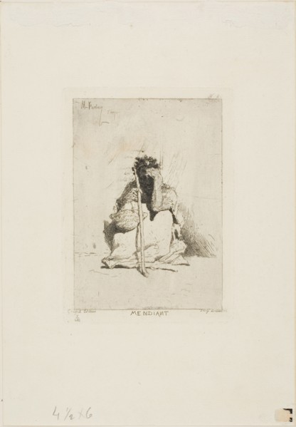 A Beggar, n.d. Creator: Mariano Jose Maria Bernardo Fortuny y Carbo.