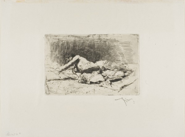 Man Rolling, n.d. Creator: Mariano Jose Maria Bernardo Fortuny y Carbo.