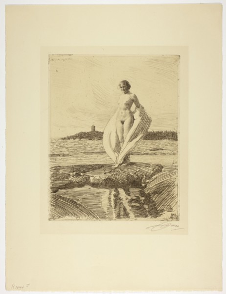 The Swan, 1915. Creator: Anders Leonard Zorn.