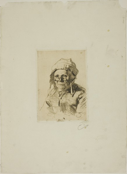 Grandmother I, 1884. Creator: Anders Leonard Zorn.
