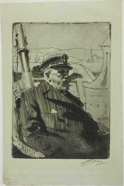 King Oscar II (Second plate), 1898. Creator: Anders Leonard Zorn.