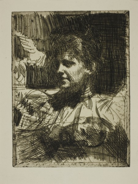 Gerda Hagborg I ("Pour plaire"), 1893. Creator: Anders Leonard Zorn.
