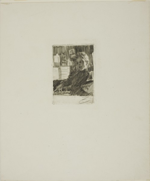 Young Norwegian at the Piano, 1891. Creator: Anders Leonard Zorn.