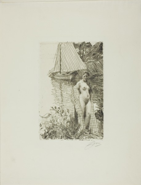 My Model and my Boat, 1894. Creator: Anders Leonard Zorn.