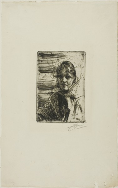 Kol Margit, 1900. Creator: Anders Leonard Zorn.