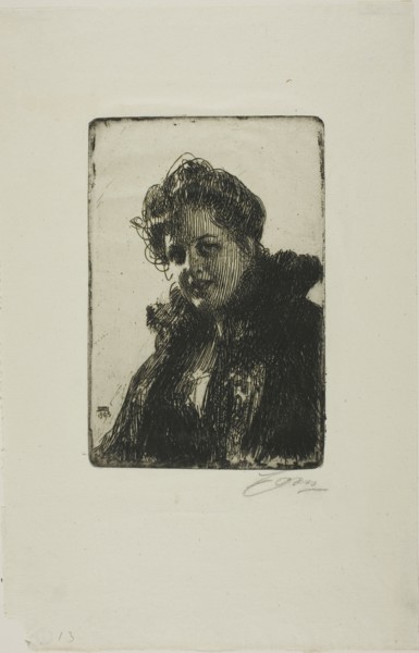 Mrs. Granberg, 1903. Creator: Anders Leonard Zorn.