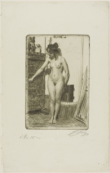 Before the Stove, 1903. Creator: Anders Leonard Zorn.