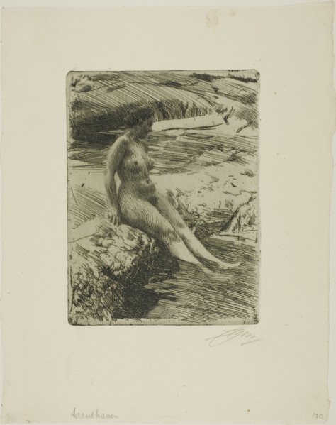 Sandhamn, 1906. Creator: Anders Leonard Zorn.