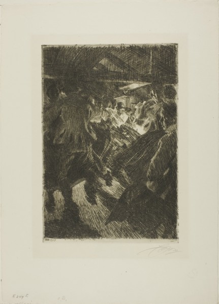 Gopsmor Cottage, 1917. Creator: Anders Leonard Zorn.
