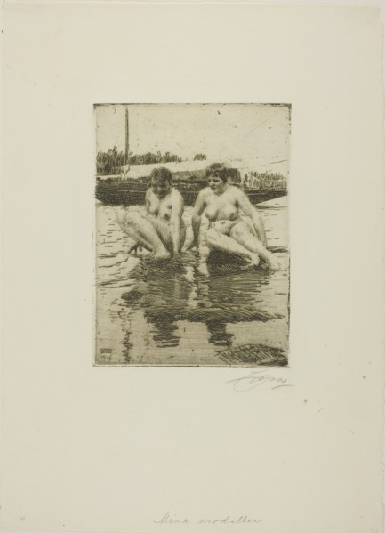 My Models, 1916. Creator: Anders Leonard Zorn.
