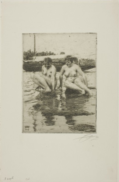 My Models, 1916. Creator: Anders Leonard Zorn.