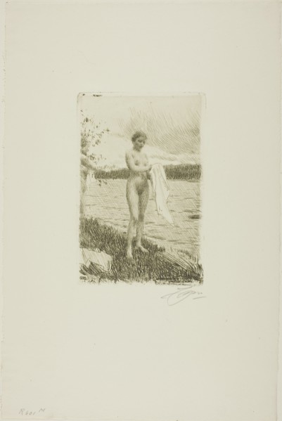 Dal River, 1919. Creator: Anders Leonard Zorn.