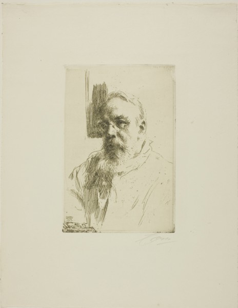 Professor John Berg, 1912. Creator: Anders Leonard Zorn.