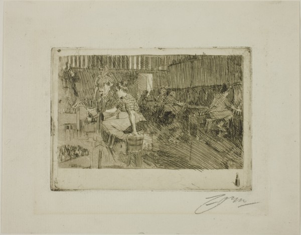 The Little Brewery, 1890. Creator: Anders Leonard Zorn.