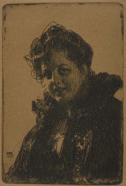 Mrs. Granberg, 1903. Creator: Anders Leonard Zorn.
