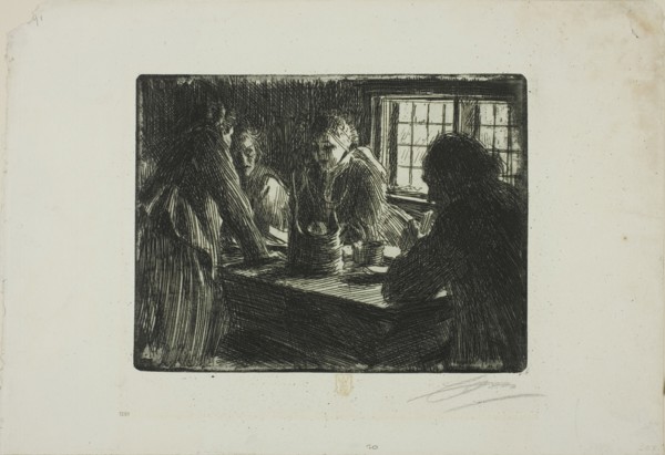 The Bride's-Maid, 1905. Creator: Anders Leonard Zorn.