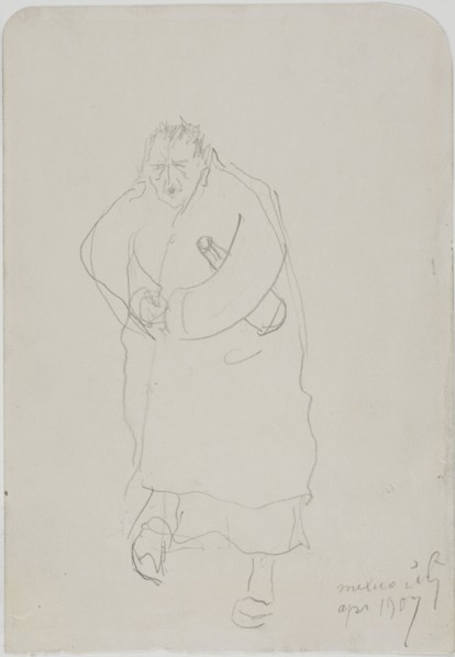 Self-Portrait, 1907. Creator: Anders Leonard Zorn.