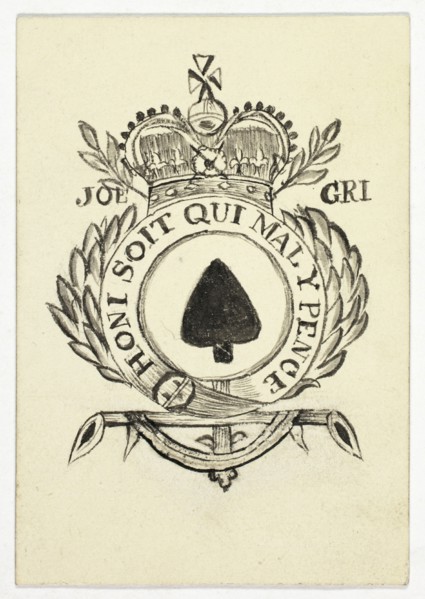 Playing Card-Ace of Spades, n.d. Creator: Unknown.
