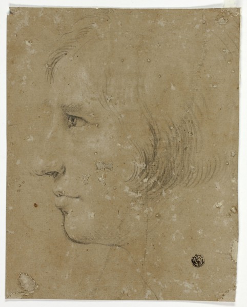 Profile of Male Head to Left, 1700/99. Creator: Unknown.