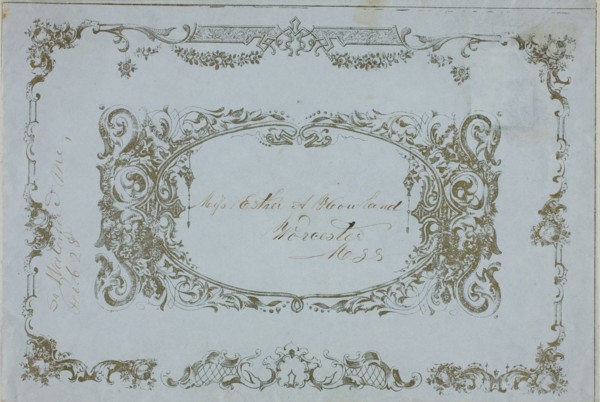Valentine envelope, n.d. Creator: Unknown.