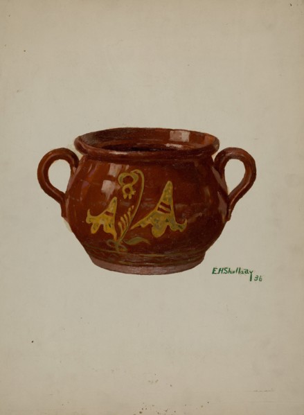 Pa. German Jar, 1936. Creator: Eugene Shellady.