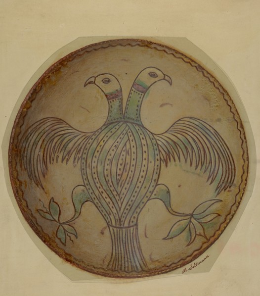 Pa. German Dish, c. 1936. Creator: Max Soltmann.