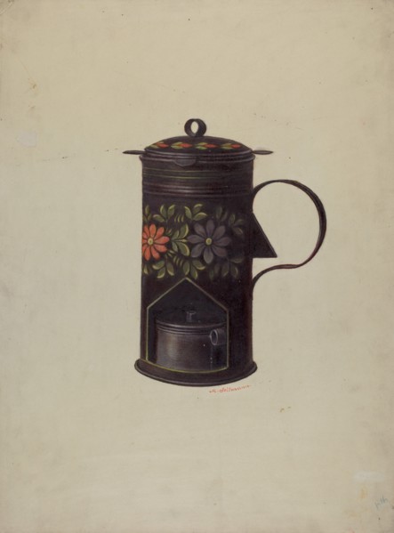 Lamp and Water Heater, c. 1937. Creator: Max Soltmann.